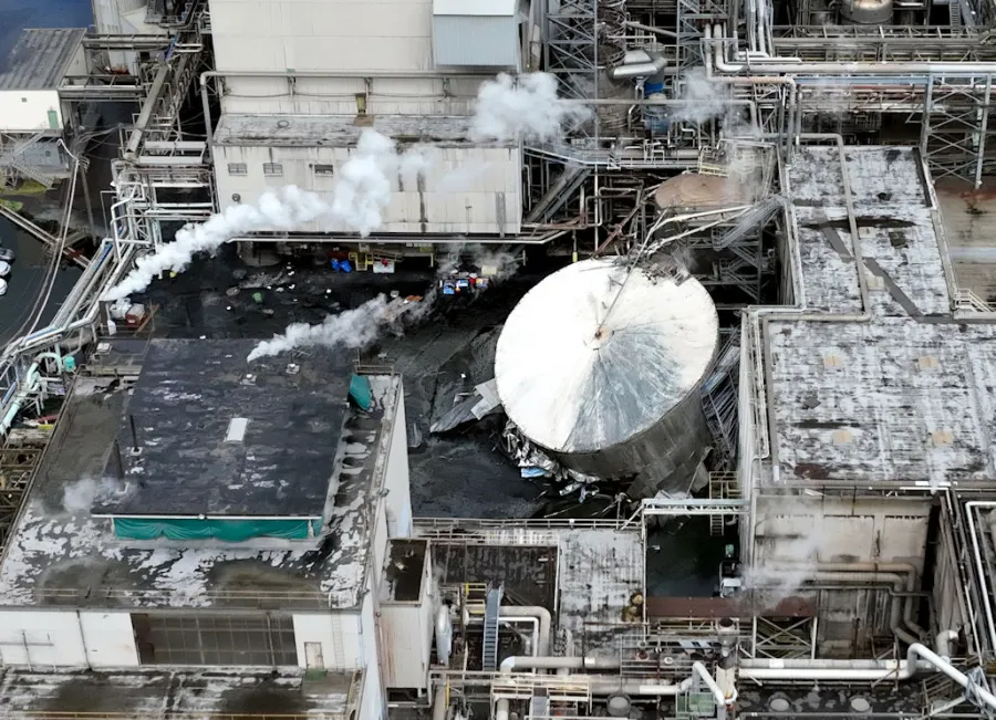 The results of the Nippon Dynawave implosion